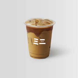 Pastel miso caramel coffee