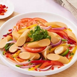 ยำไส้กรอก