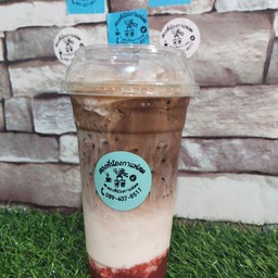 เอสเพรสโซ่นมสดสตอเบอรี่