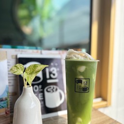 ชาเขียวมะพร้าวนมสดปั่น