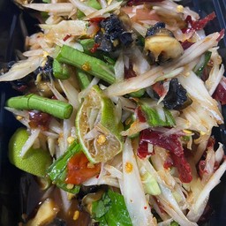 ตำหอยเชอรี่ปลาร้า