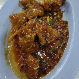 เนื้อปลาผัดพริกเผา
