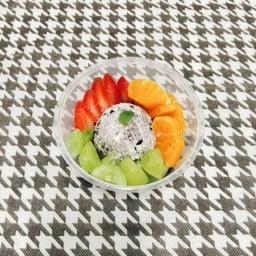 กรีกโยเกิร์ตรสโอรีโอ้ 1 Scoop [S]+ผลไม้ 3 อย่าง+น้ำผึ้ง