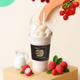 ลิ้นจี่+นมสด_ปั่น (22ออน)