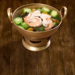 แกงเลียงกุ้งสด