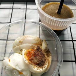 อเมริกาโน่ไข่ต้มพริกไทยดำ