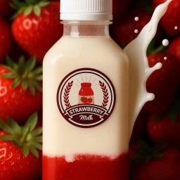 นมสดสตรอเบอร์รี่