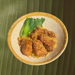 บะหมี่ซี่โครงหมูย่างคลุกฝุ่น