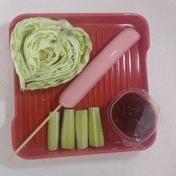 ไส้กรอกนม ทอด