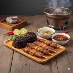 รักหมูปิ้งย่าง ข้าวเหนียวดำ