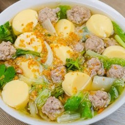 แกงจืดเต้าหู้หมูสับ