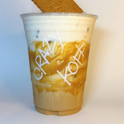 Biscoff cream latte บิสคอฟ ครีม ลาเต้