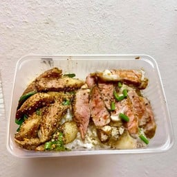 ข้าวน้ำตกเนื้อพิคานย่า