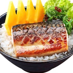 ข้าวซาบะย่างซีอิ๊ว