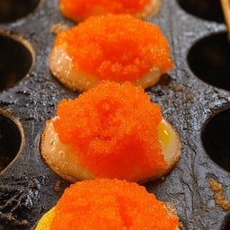 ไข่นกกระทาทอด หน้าไข่กุ้ง