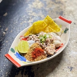 ก๋วยเตี๋ยวหมูต้มยำมะนาวแท้(แห้ง)