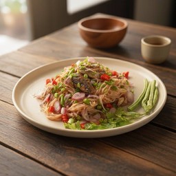 ยำขนมจีนปลากระป๋อง