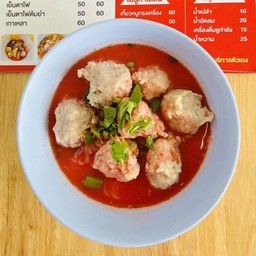 ก๋วยเตี๋ยวหมูเด้งเย็นตาโฟ