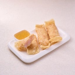 ฟองเต้าหู้ทอดไส้กุ้ง