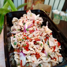 ยำหมูมะนาว