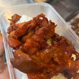 ข้าวหมูแดดเดียว