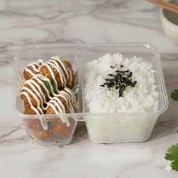 ลดพิเศษ ข้าวอกไก่ทอด + ราดซอสซาวครีม ( คลุกซอส )