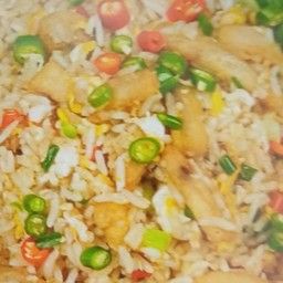 ข้าวผัดกากหมู