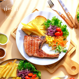 พอร์คชอป สเต็ก