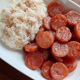 ข้าว+กุนเชียงทอด
