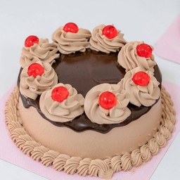 เค้กช็อคนมสดแต่งเยลลี่