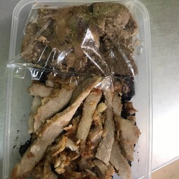 ข้าวไรท์หมูทอด+ตับกระเทียม