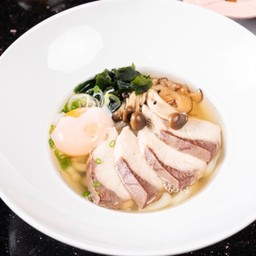 LMK5. Udon Dry-aged Fish & Lava Egg อูด้งสด ปลาดรายเอจ และไข่ลาวาเกรดทานดิบ