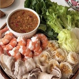 เมี่ยงหมูรวมกุ้ง