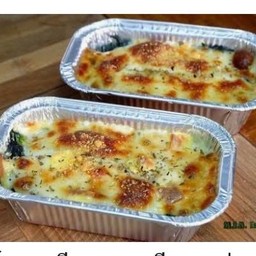 ผักโขมอบชีส