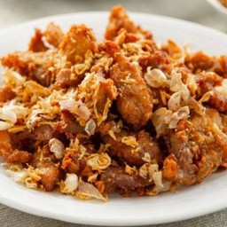 หมูทอดกระเทียม