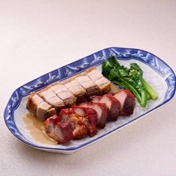 หมูกรอบ+หมูแดง