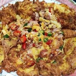 ไข่เจียวใส่แหนมหมู