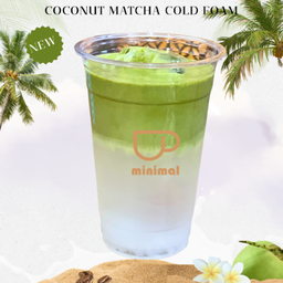 Coconut Matcha Cold Foam