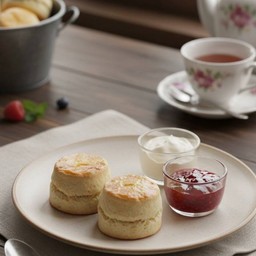 Duo Scone Set with 2 sauces