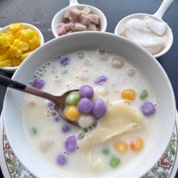 บัวลอยเผือกมะพร้าวน้ำหอม