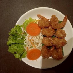 กุ้งชุบแป้งทอด