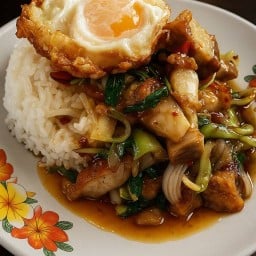 ก๋วยเตี๋ยวต้มยำ/อาหารตามสั่ง (ป้าเจี๊ยบ)(ครัวเซราะกราว คันทรี่) สาขาหนองจอก คลองสิบสอง