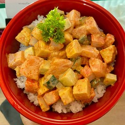 ข้าวด้งรวมซอสสไปซี่