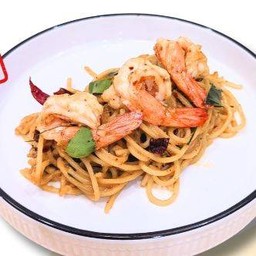 สปาเกตตีต้มยำกุ้งน้ำข้นซิกเนเจอร์