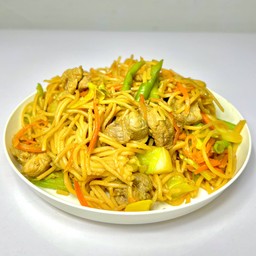 ผัดหมี่พม่าหมู (ข้าว-ซอย-จอ)