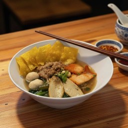 ก๋วยเตี๋ยวน้ำใส หมู