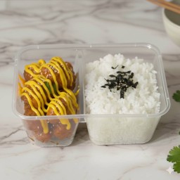 ข้าวอกไก่ทอด + ราดชีสซี่ดิป โฟร์ 4 ชีส( คลุกซอสเคลือบ )