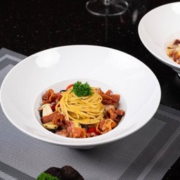 LMP1. Bacon Spaghetti Aglio e Olio สปาเก็ตตี้เบคอนโอริโอ้