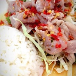ข้าวหมูมะนาว