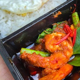 อิสลาม ฮาลาล กะเพราเนื้อ ก๋วยเตี๋ยวกำปง ห่อหมกไข่ข้น บางแก้ว หนามแดง